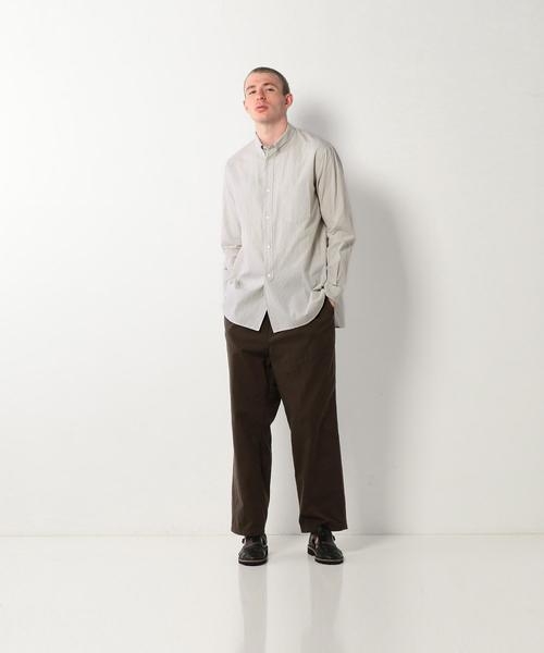 STILL BY HAND（スティルバイハンド）の「＜STILL BY HAND＞ LONG SHIRT/シャツ（シャツ/ブラウス・メンズ・ライトブルー/ベージュ・50/46/48）」の9枚目の写真