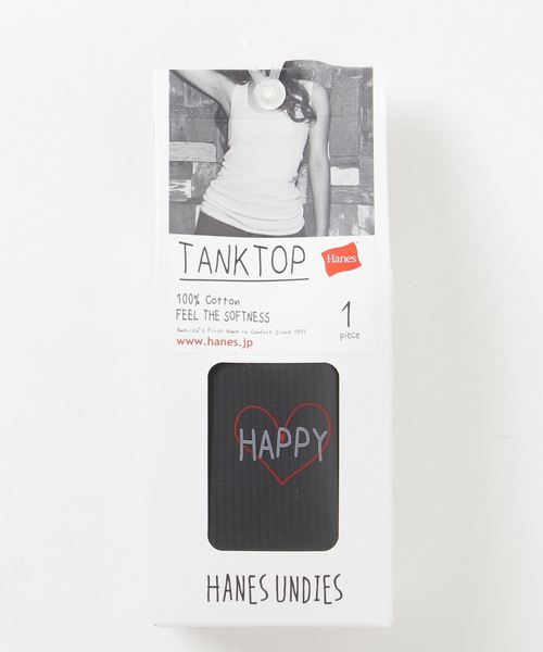 SLOBE IENA（スローブイエナ）の「HANES タンクトップ◆（タンクトップ・レディース・ホワイト/ブラック/カーキ/グレー・FREE）」の15枚目の写真