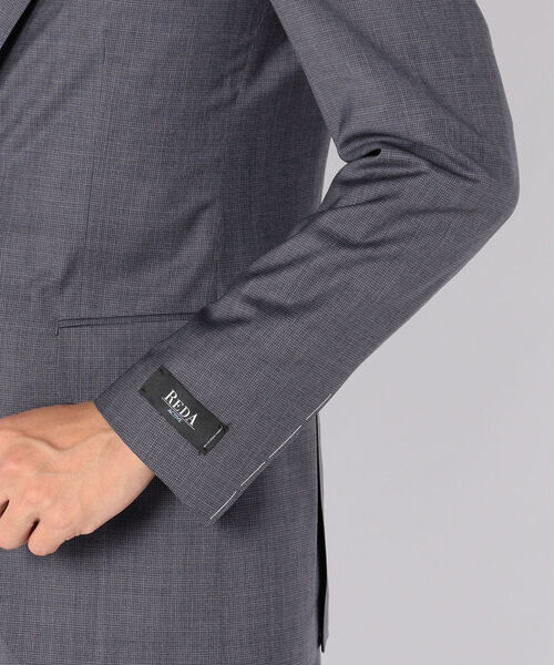 SHIPS（シップス）の「SD: 【REDA社製生地】セットアップ ジャケット(ハウンドトゥース)（テーラードジャケット・メンズ・グレー系その他・44/46/48/50/42/52）」の8枚目の写真