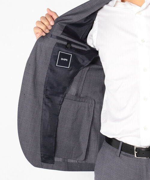 SHIPS（シップス）の「SD: 【REDA社製生地】セットアップ ジャケット(ハウンドトゥース)（テーラードジャケット・メンズ・グレー系その他・44/46/48/50/42/52）」の5枚目の写真