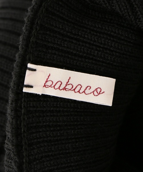 babaco(ババコ)の「【babaco】 リブタートルニット◆(ニット/セーター・レディース・ブラック/アイボリー・FREE)」の9枚目の写真
