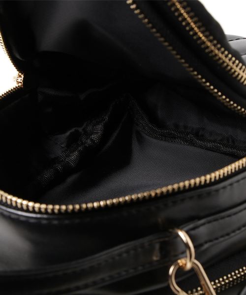 minia / 2wayキルティングラウンドミニポシェット minia / 2wayキルティングラウンドミニポシェット