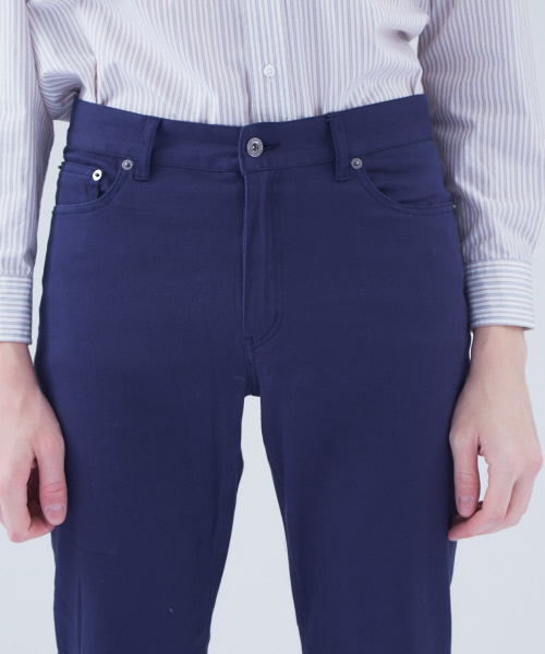 ABAHOUSE GRAY(アバハウスグレイ)の「【展開店舗限定】カラースキニーサテン5Pパンツ(KAK/NAV)(その他パンツ・メンズ・ネイビー/カーキ・44/46/48/50)」の3枚目の写真