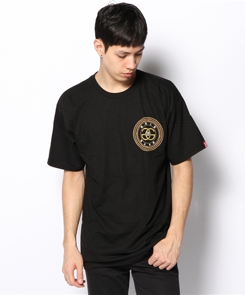 Manhattan Records(マンハッタン レコーズ)の「Gold Gang Collection / Gold Chain Tee(Tシャツ/カットソー・メンズ・ブラック・X-LARGE/MEDIUM/SMALL/LARGE)」の1枚目の写真