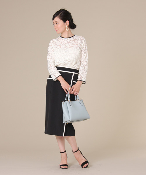 Tiara(ティアラ)の「S スカート(スカート・レディース・アイボリー/ブラック・S/M/L)」の3枚目の写真