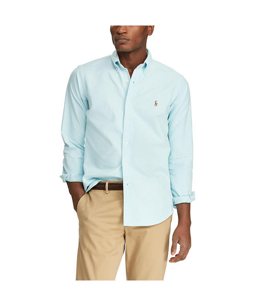 POLO RALPH LAUREN（ポロ ラルフ ローレン）の「クラシック フィット ストライプド シャツ（シャツ/ブラウス・メンズ・ピンク系2/ブルー系その他/ライトブルー・MEDIUM/SMALL/LARGE/X-SMALL）」の7枚目の写真