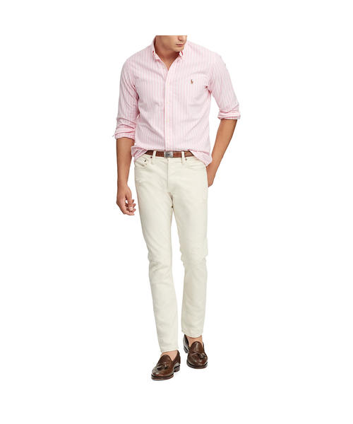 POLO RALPH LAUREN（ポロ ラルフ ローレン）の「クラシック フィット ストライプド シャツ（シャツ/ブラウス・メンズ・ピンク系2/ブルー系その他/ライトブルー・MEDIUM/SMALL/LARGE/X-SMALL）」の10枚目の写真