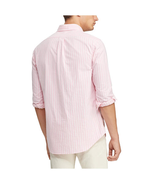 POLO RALPH LAUREN（ポロ ラルフ ローレン）の「クラシック フィット ストライプド シャツ（シャツ/ブラウス・メンズ・ピンク系2/ブルー系その他/ライトブルー・MEDIUM/SMALL/LARGE/X-SMALL）」の5枚目の写真