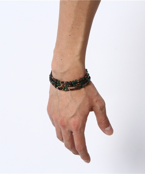 VIVIFY（ビビファイ）の「ネックレス/ブレスレット/ビーズ/バリエーション（ネックレス・メンズ・ダークブラウン/グリーン/ブルー/パープル/レッド/ホワイト/ブラック/オレンジ・フリー/FREE）」の12枚目の写真