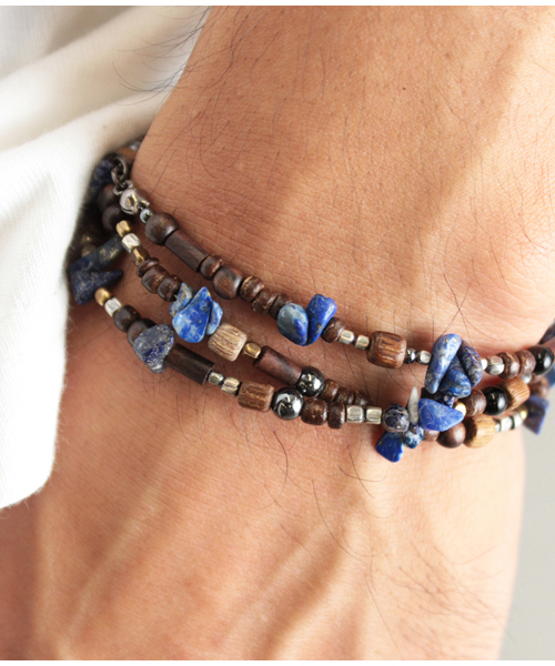 VIVIFY（ビビファイ）の「ネックレス/ブレスレット/ビーズ/バリエーション（ネックレス・メンズ・ダークブラウン/グリーン/ブルー/パープル/レッド/ホワイト/ブラック/オレンジ・フリー/FREE）」の14枚目の写真