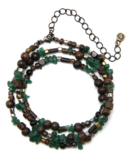 VIVIFY（ビビファイ）の「ネックレス/ブレスレット/ビーズ/バリエーション（ネックレス・メンズ・ダークブラウン/グリーン/ブルー/パープル/レッド/ホワイト/ブラック/オレンジ・フリー/FREE）」の9枚目の写真