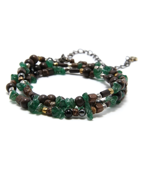 VIVIFY（ビビファイ）の「ネックレス/ブレスレット/ビーズ/バリエーション（ネックレス・メンズ・ダークブラウン/グリーン/ブルー/パープル/レッド/ホワイト/ブラック/オレンジ・フリー/FREE）」の20枚目の写真