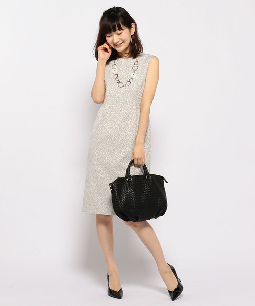 A/C DESIGN BY ALPHA CUBIC（エーシーデザインバイアルファキュービック）の「レオパードワンピース（ワンピース・レディース・ブラック/ベージュ・11号/9号/13号）」の16枚目の写真