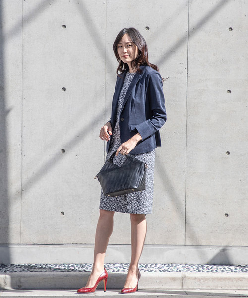 A/C DESIGN BY ALPHA CUBIC（エーシーデザインバイアルファキュービック）の「レオパードワンピース（ワンピース・レディース・ブラック/ベージュ・11号/9号/13号）」の18枚目の写真