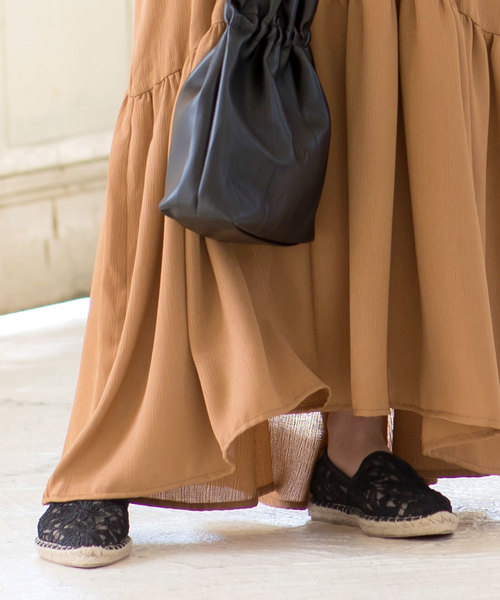 KOBE LETTUCE（コウベレタス）の「エスパドリーユポインテッドトゥシューズ（その他シューズ・レディース・ブラック/レッド/その他/ホワイト系その他/ブラック系その他/ブルー系その他/キャメル/ホワイト系その他2・LL/S/M/L）」の5枚目の写真