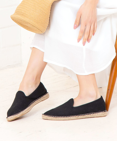 KOBE LETTUCE（コウベレタス）の「エスパドリーユポインテッドトゥシューズ（その他シューズ・レディース・ブラック/レッド/その他/ホワイト系その他/ブラック系その他/ブルー系その他/キャメル/ホワイト系その他2・LL/S/M/L）」の4枚目の写真