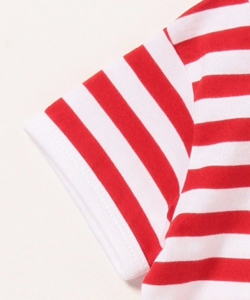 marimekko（マリメッコ）の「marimekko / baby LYHYTHIHA ボーダーT (86㎝)（Tシャツ/カットソー・キッズ・ブラック/レッド/ブルー・86/80）」の16枚目の写真