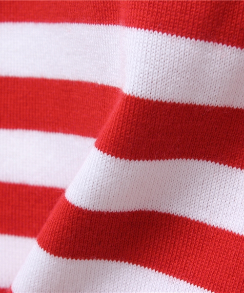 marimekko（マリメッコ）の「marimekko / baby LYHYTHIHA ボーダーT (86㎝)（Tシャツ/カットソー・キッズ・ブラック/レッド/ブルー・86/80）」の9枚目の写真