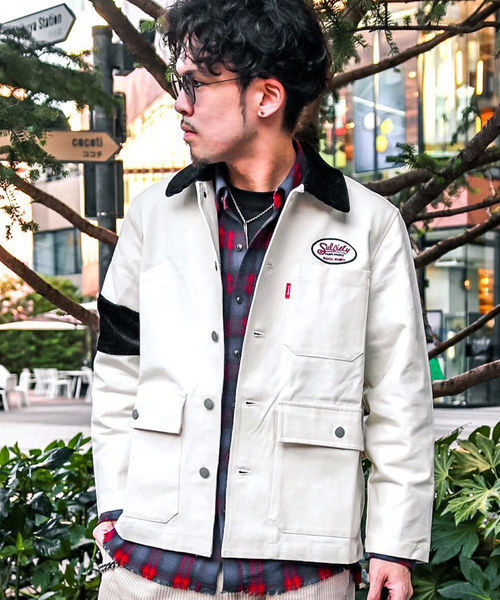 Subciety(サブサエティ)の「BDU WORK JACKET(カバーオール)」|アイボリー