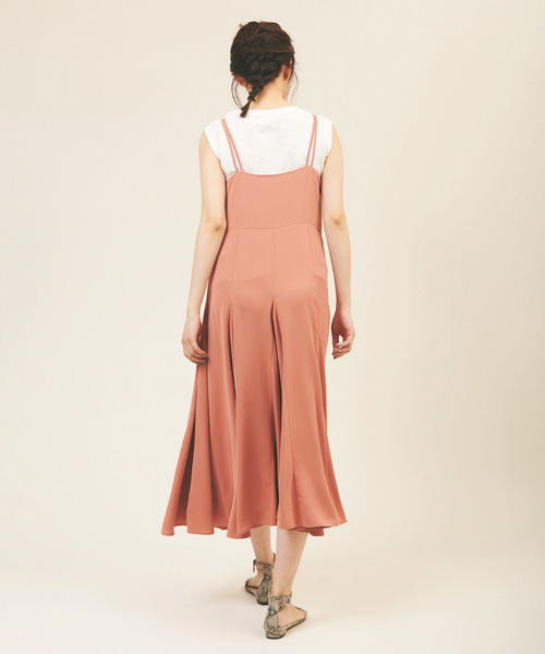 The Virgnia（ザ ヴァージニア）の「カットトップス付きキャミワンピース（ワンピース・レディース・ブラック/オレンジ・FREE）」の8枚目の写真