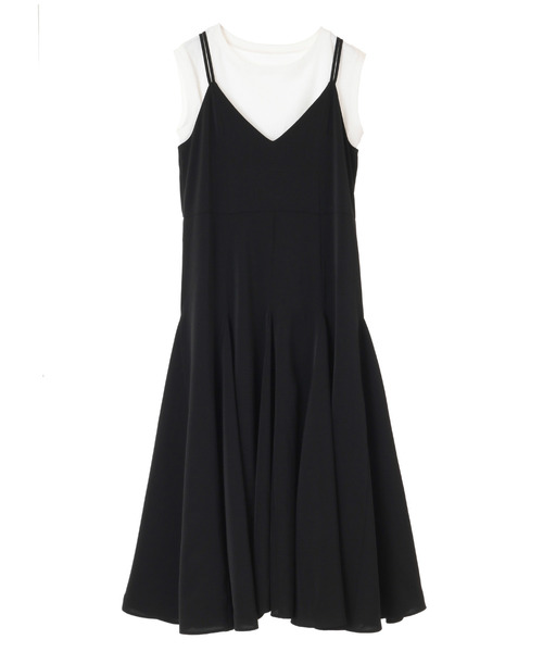 The Virgnia（ザ ヴァージニア）の「カットトップス付きキャミワンピース（ワンピース・レディース・ブラック/オレンジ・FREE）」の9枚目の写真