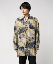 オーバーサイズ総柄シャツ