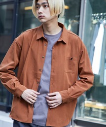 KANGOL/カンゴール 別注 L/S オーバーサイズレギュラーカラーシャツ