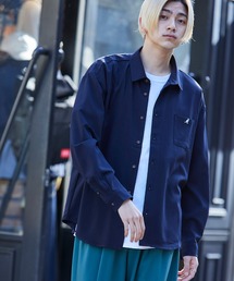 KANGOL/カンゴール 別注 L/S オーバーサイズレギュラーカラーシャツ