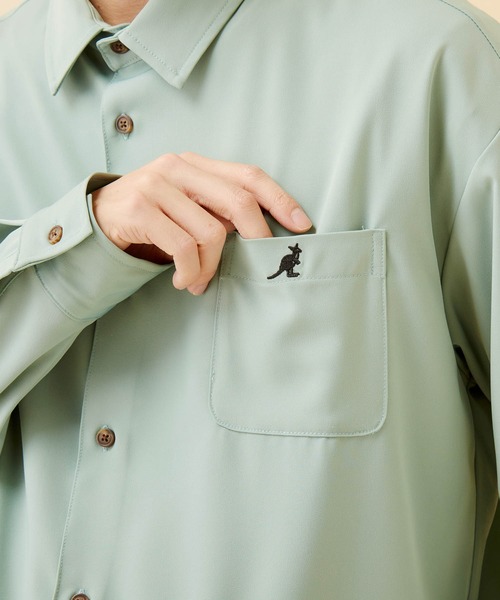 KANGOL/カンゴール 別注 L/S オーバーサイズレギュラーカラー