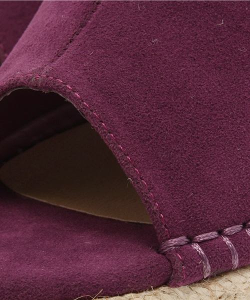 CIAOPANIC(チャオパニック)の「【Ciaopanic】ジュートウェッジ(サンダル・レディース・パープル/ブラック/グレー・36/38/37)」の10枚目の写真