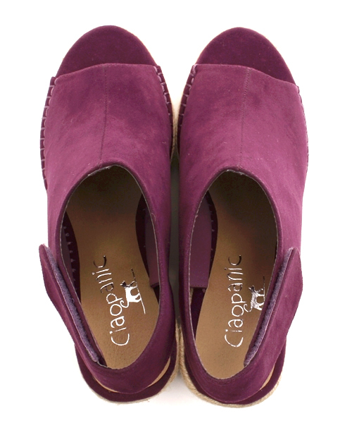 CIAOPANIC(チャオパニック)の「【Ciaopanic】ジュートウェッジ(サンダル・レディース・パープル/ブラック/グレー・36/38/37)」の11枚目の写真