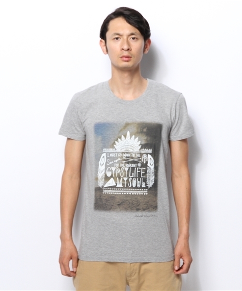 goa（ゴア）の「Palm Beach tee（Tシャツ/カットソー・メンズ・オフホワイト/グレー・FREE）」の9枚目の写真