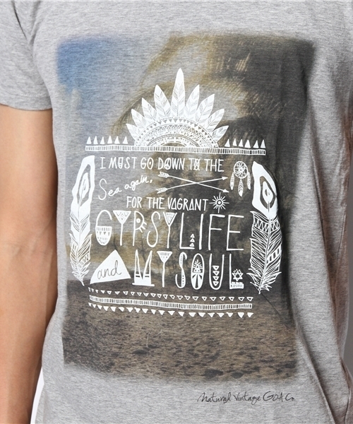 goa（ゴア）の「Palm Beach tee（Tシャツ/カットソー・メンズ・オフホワイト/グレー・FREE）」の7枚目の写真