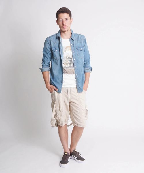 goa（ゴア）の「Palm Beach tee（Tシャツ/カットソー・メンズ・オフホワイト/グレー・FREE）」の10枚目の写真