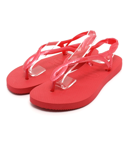 SHIPS for women(シップスフォーウィメン)の「HAVAIANAS:LUNA(サンダル・レディース・ホワイト/レッド/ゴールド・LARGE/SMALL/MEDIUM)」の1枚目の写真