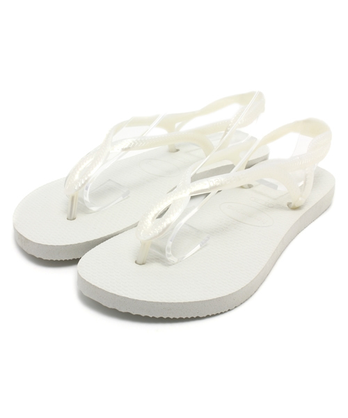 SHIPS for women(シップスフォーウィメン)の「HAVAIANAS:LUNA(サンダル・レディース・ホワイト/レッド/ゴールド・LARGE/SMALL/MEDIUM)」の2枚目の写真