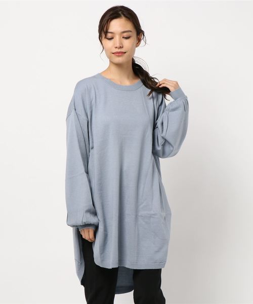 rps(アールピーエス)の「ラウンドチュニック(チュニック・レディース・ブラック/ブラウン/モカ/グレイッシュベージュ/ブルー/オートミール・M)」の21枚目の写真