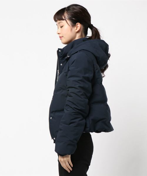 archives（アルシーヴ）の「シームテープフードダウンジャケット（ダウンジャケット/コート・レディース・ブラック/ネイビー/グレー系その他/ピンクベージュ・MEDIUM）」の6枚目の写真