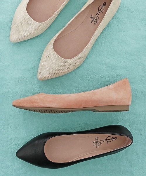 あしながおじさん（アシナガオジサン）の「〈あしながおじさん〉ポインテッドトゥパンプス（パンプス・レディース・ブラック/ピンク/プラチナム・22.5cm/23.5cm/24.5cm/23.0cm/24.0cm）」の3枚目の写真