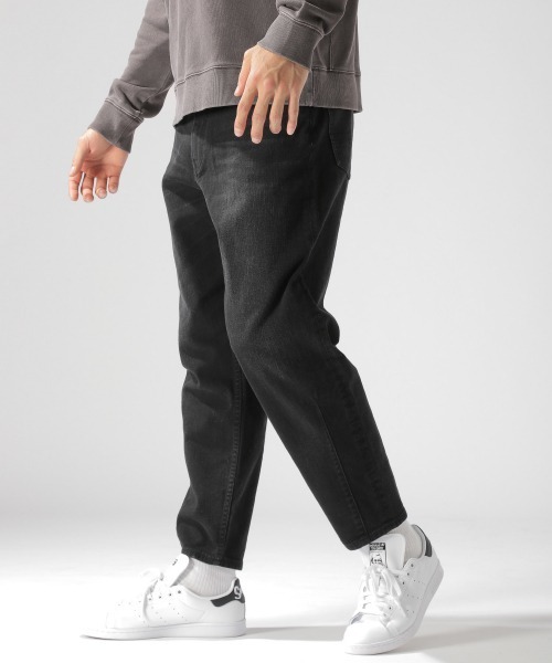 BAYFLOW(ベイフロー)の「デニムワイドテーパード 20SS(デニムパンツ・メンズ・ブラック/アクア・SMALL/MEDIUM/LARGE)」の9枚目の写真