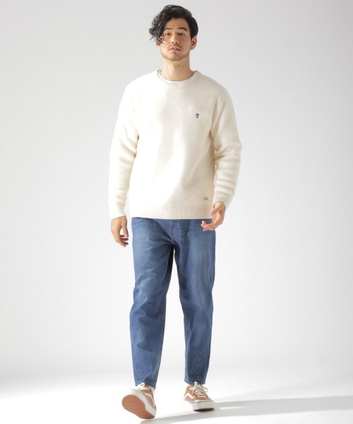 BAYFLOW(ベイフロー)の「デニムワイドテーパード 20SS(デニムパンツ・メンズ・ブラック/アクア・SMALL/MEDIUM/LARGE)」の10枚目の写真