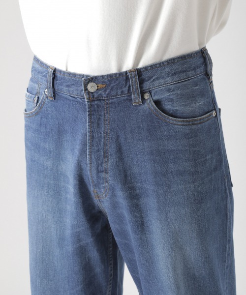 BAYFLOW(ベイフロー)の「デニムワイドテーパード 20SS(デニムパンツ・メンズ・ブラック/アクア・SMALL/MEDIUM/LARGE)」の15枚目の写真
