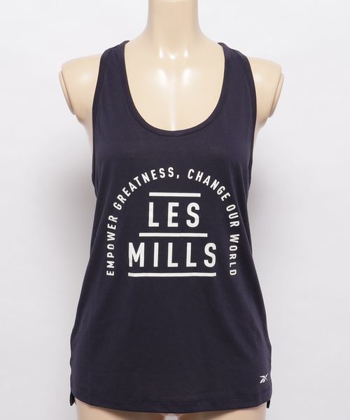 Reebok（リーボック）の「レズミルズ スプレミアム グラフィック タンク トップ （タンクトップ・レディース・ダークパープル・SMALL/MEDIUM/LARGE/X-LARGE/XX-LARGE/X-SMALL/XX-SMALL）」の4枚目の写真