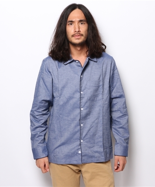 BEAMS（ビームス）の「◎SLEEPY JONES / パジャマシャツ “INDIGO OX”（シャツ/ブラウス・メンズ・インディゴブルー・MEDIUM/X-SMALL/SMALL）」の2枚目の写真