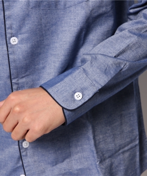 BEAMS（ビームス）の「◎SLEEPY JONES / パジャマシャツ “INDIGO OX”（シャツ/ブラウス・メンズ・インディゴブルー・MEDIUM/X-SMALL/SMALL）」の6枚目の写真