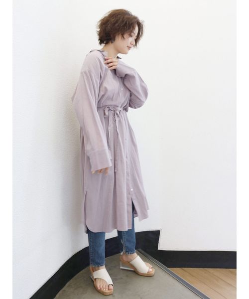 Ungrid（アングリッド）の「ハイウエストダメージスリムデニム（デニムパンツ・レディース・インディゴブルー/ブルー・24inch/25inch/26inch/27inch/23inch）」の16枚目の写真