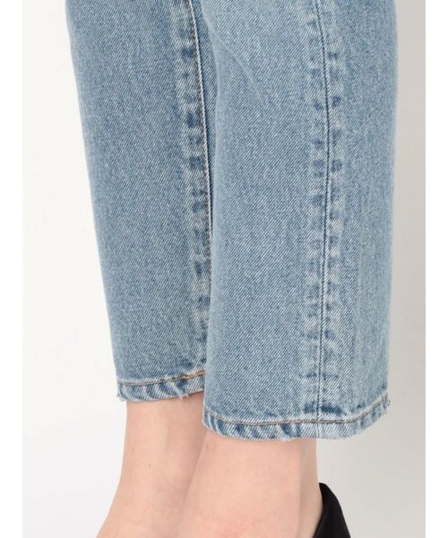 Ungrid（アングリッド）の「ハイウエストダメージスリムデニム（デニムパンツ・レディース・インディゴブルー/ブルー・24inch/25inch/26inch/27inch/23inch）」の20枚目の写真