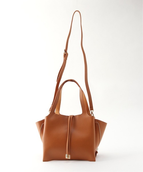 B.C STOCK（ベーセーストック）の「サイドファスナートートBAG（ショルダーバッグ・レディース・ブラック/ベージュ/キャメル・FREE）」の16枚目の写真