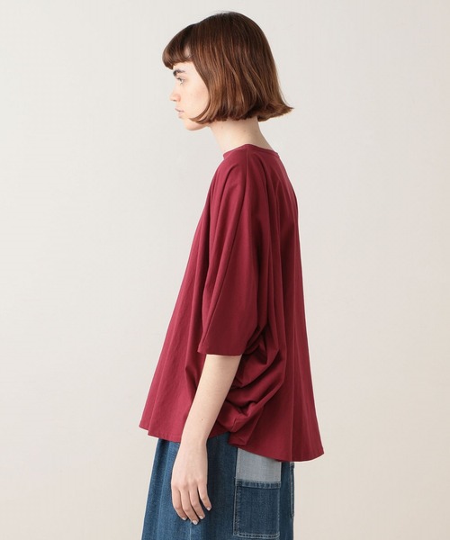 FRAPBOIS（フラボア）の「サークルノッチ カットソー（Tシャツ/カットソー・レディース・レッド/その他1/ベージュ系その他・1）」の4枚目の写真