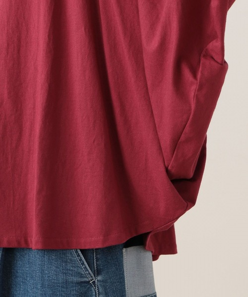 FRAPBOIS（フラボア）の「サークルノッチ カットソー（Tシャツ/カットソー・レディース・レッド/その他1/ベージュ系その他・1）」の8枚目の写真